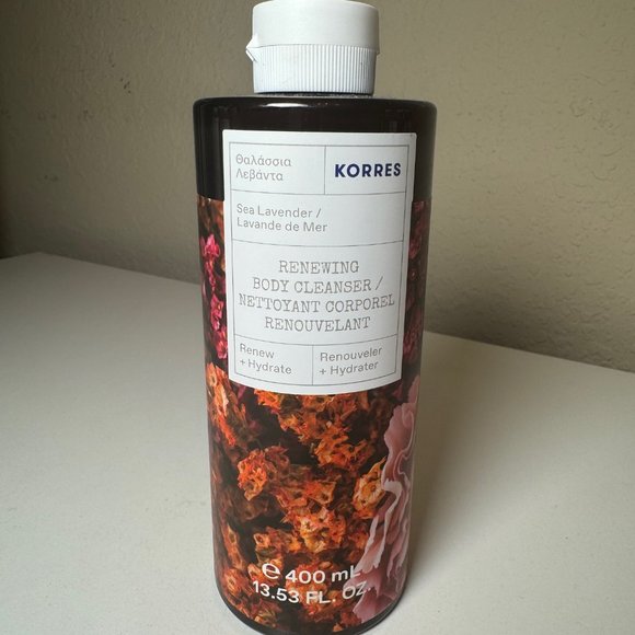 Korres Sea Lavender Renewing Body Cleanser 13.53 Fl Oz - Picture 1 of 3